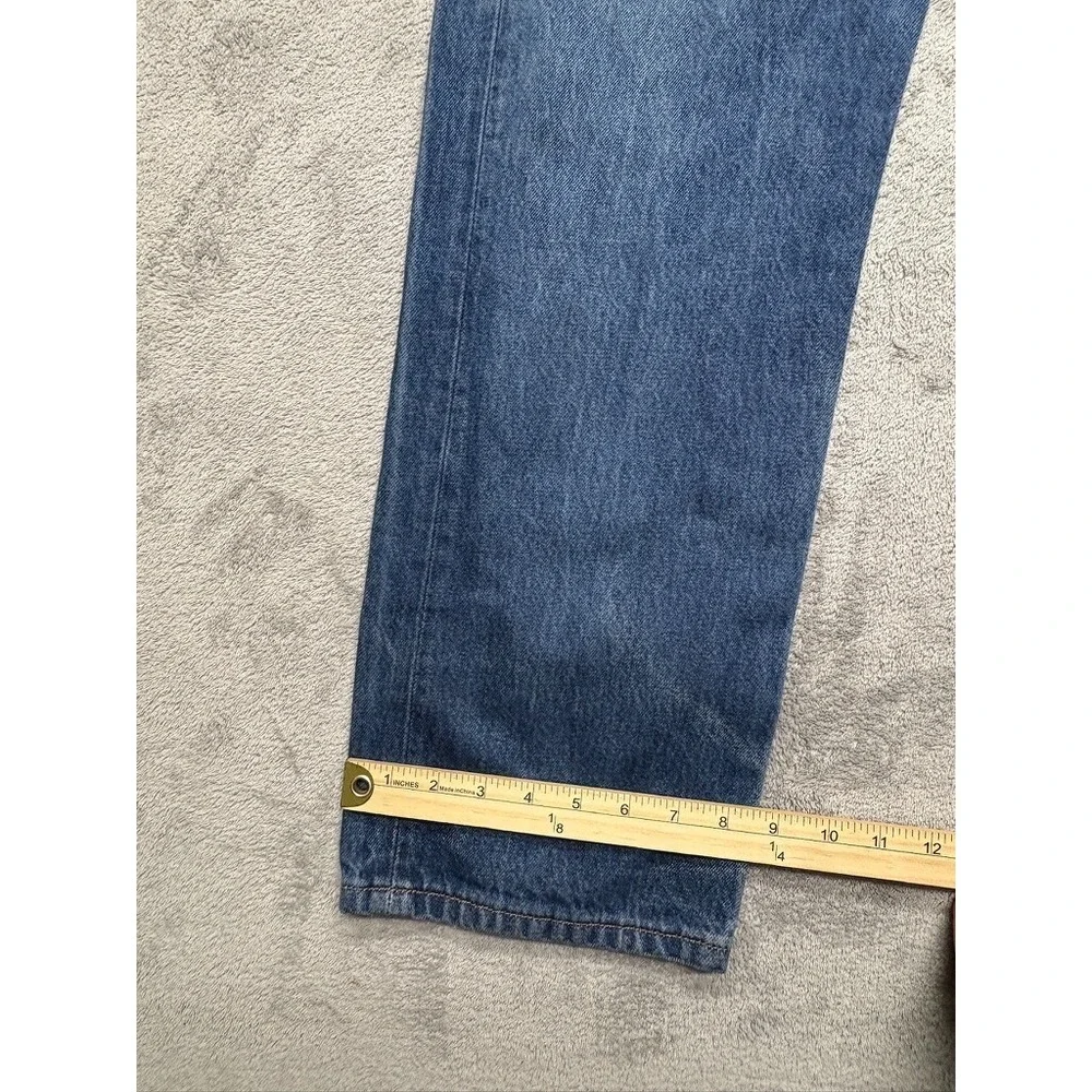 Levi's 501 Straight Leg Button Fly Jeans Mens Blue Measured 36x30‎ Denim